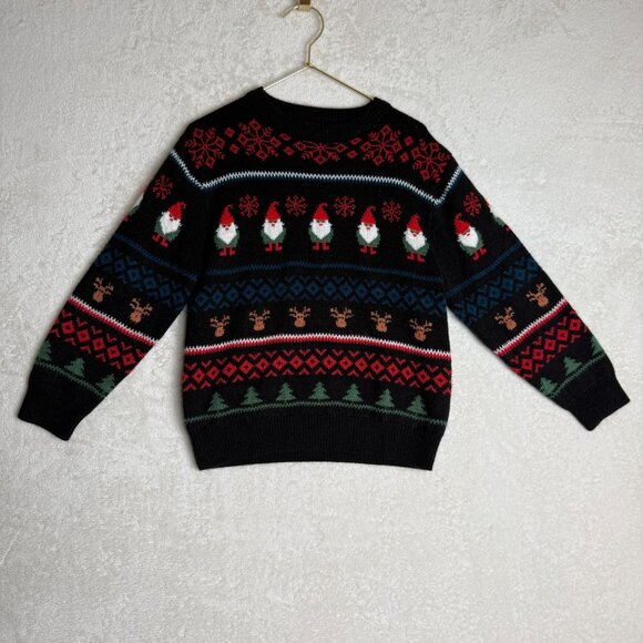 Zara Kids size M Ugly Christmas Sweater Holiday Party Fun Artsy - Picture 1 of 7